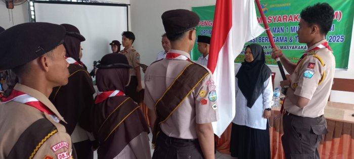 Generasi Tangguh: Pelantikan Penegak Laksana ke IX Warnai Semangat Pramuka MAN 1 Muaro Jambi