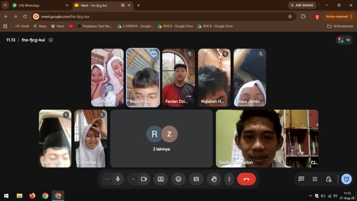 KBM Daring Tetap Berjalan, Guru MAN 1 Muaro Jambi Hadir di Madrasah
