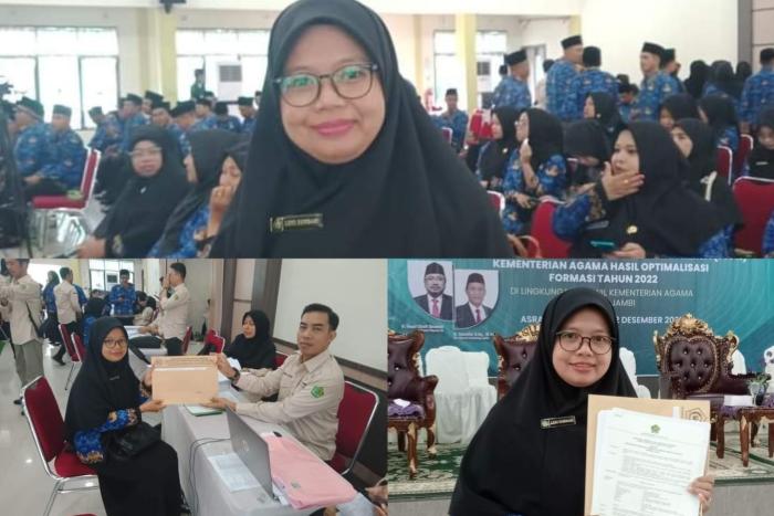 Leni Sundari, Tenaga Kependidikan MAN 1 Muaro Jambi Menerima SK PPPK