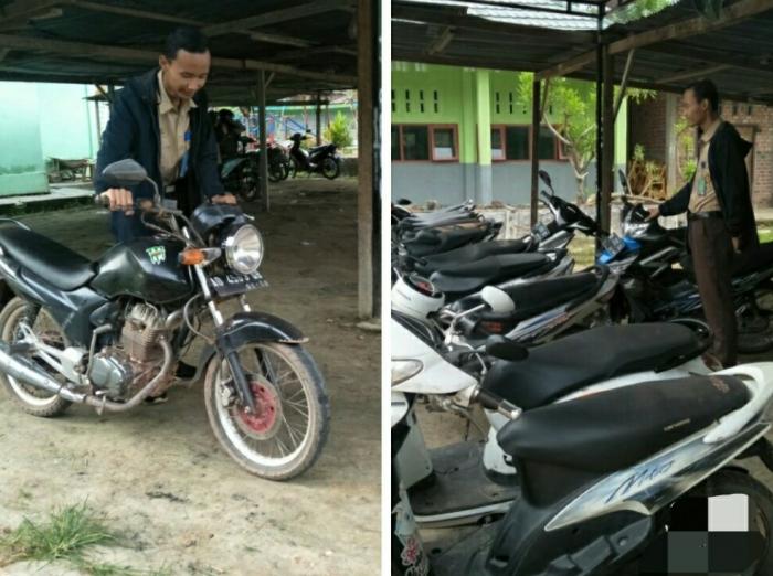 Osim Mansamuja Bantu Siswa/i Memarkirkan Kendaraan Osim Mansamuja Bantu Siswa/i Memarkirkan Kendaraan