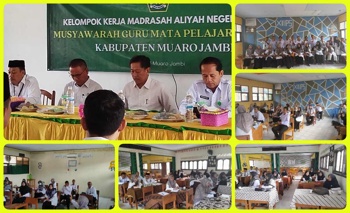 Guru MAN 1 Muaro Jambi Mengikuti MGMP Tingkat Aliyah Tingkat Kabupaten Muaro Jambi