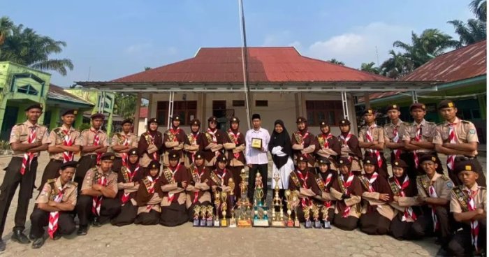 Delegasi Pramuka MAN 1 Muaro Jambi Tingkatkan Latihan Jelang TLTD