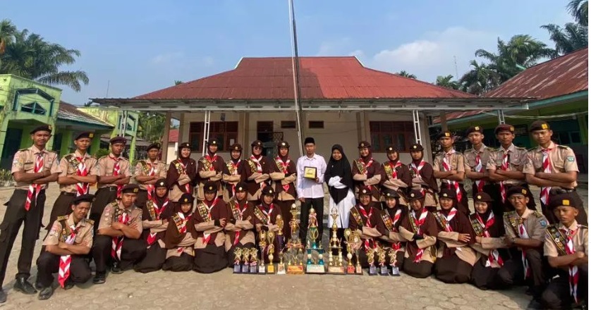 Struktur Organisasi Kegiatan Ekstrakurikuler Pramuka MAN  1 Muaro Jambi