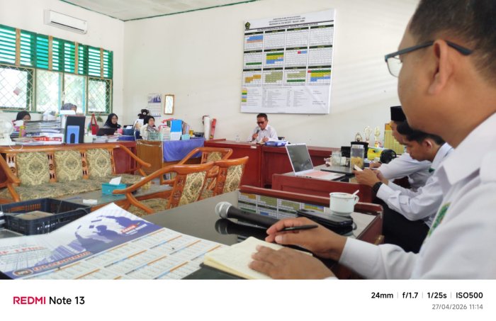 Menentukan Masa Depan, Rapat Kelulusan MAN 1 Muaro Jambi Penuh Pertimbangan Matang