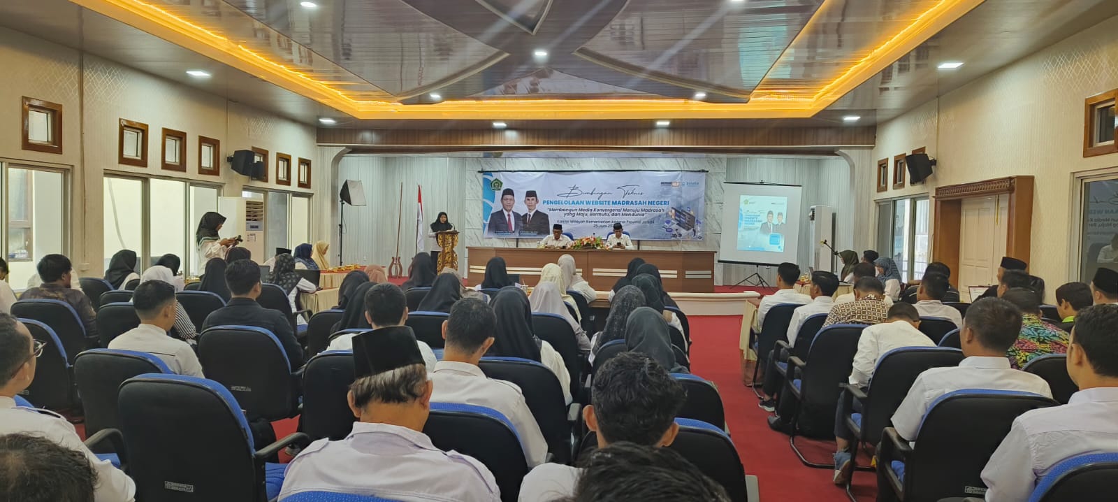 Kakanwil Kemenag Provinsi Jambi Buka Acara Bimtek Pengelolaan Website Madrasah Negeri