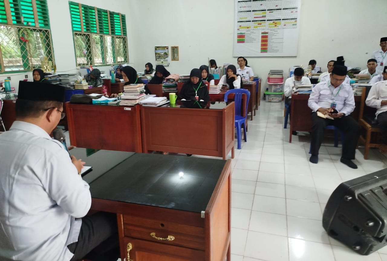 Kepala Madrasah Ingatkan Laporan Bulanan