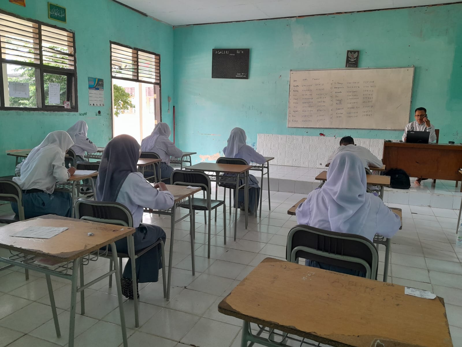 Hari Pertama Pelaksanaan Ujian Susulan