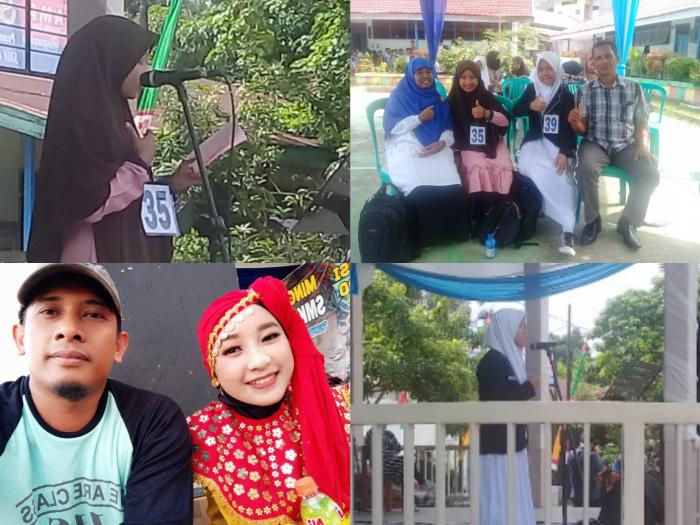 Dua Siswi Mansamuja Deklamasikan Puisi Denny JA