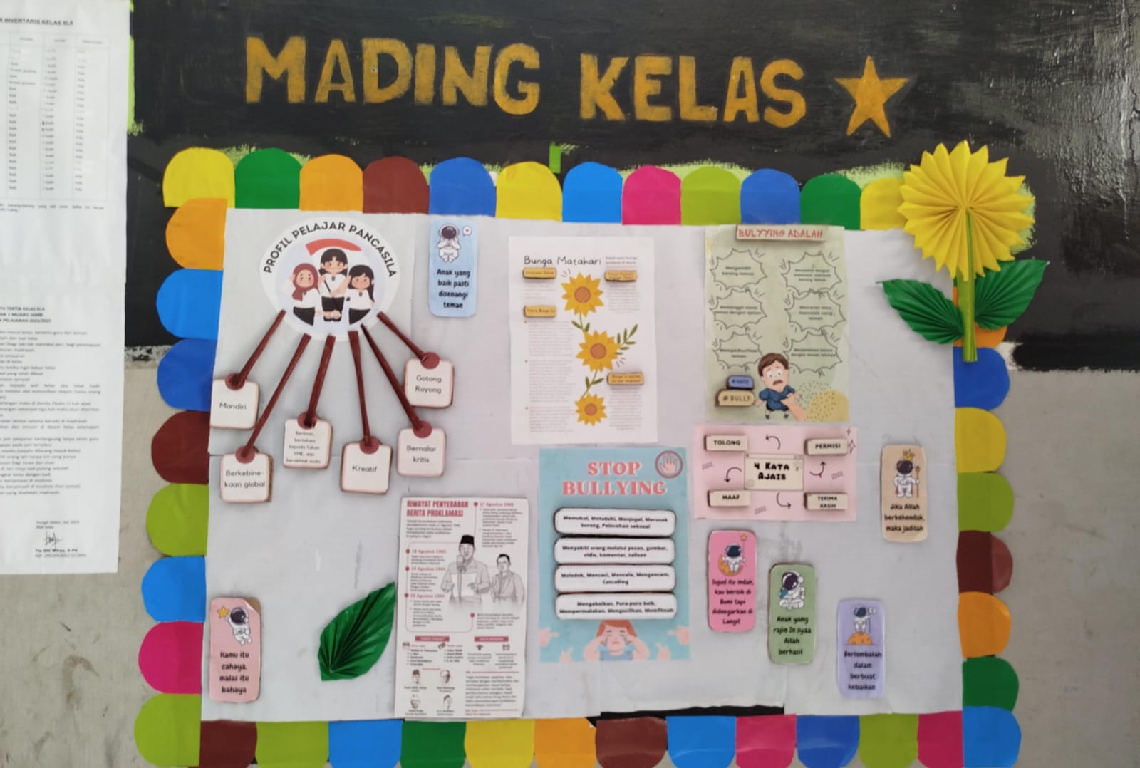 MAN 1 Muaro Jambi Aktifkan Mading Sebagai Media Literasi Siswa