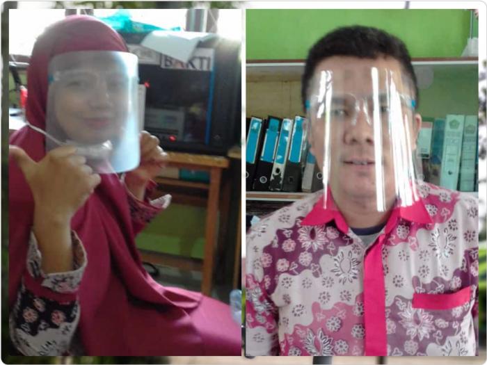 MAN 1 Muaro Jambi siapkan face shield untuk GTK