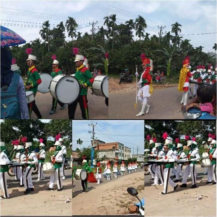 GBM Meriahkan Pawai Taaruf MTQ Desa Sungai Gelam