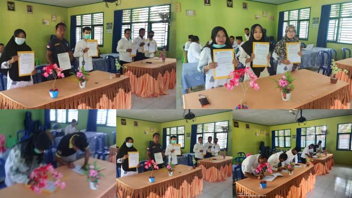 GTK MAN 1 Muaro Jambi Menandatangani Pakta Integritas