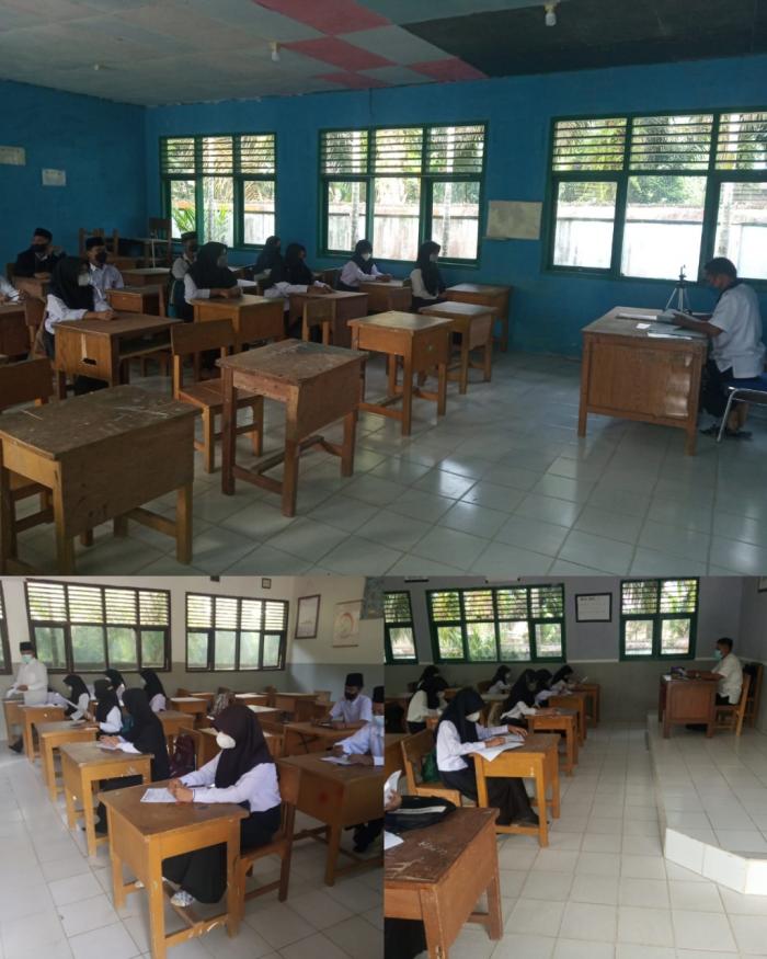 Laksanakan Ujian PSB, MAN 1 Muaro Jambi terapkan Protokol Kesehatan Laksanakan Ujian PSB, MAN 1 Muaro Jambi terapkan Protokol Kesehatan