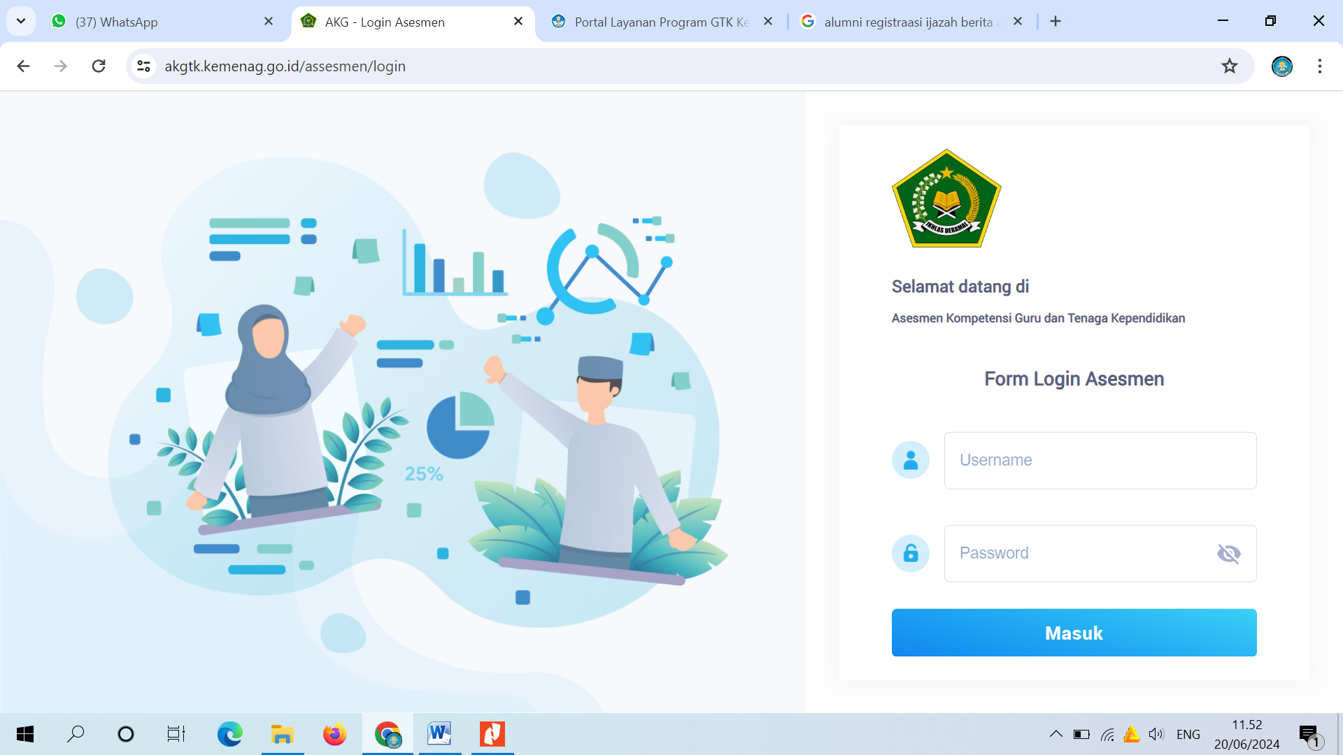 Jelang Pelaksanaan AKGTK 2024, Operator Ingatkan Peserta