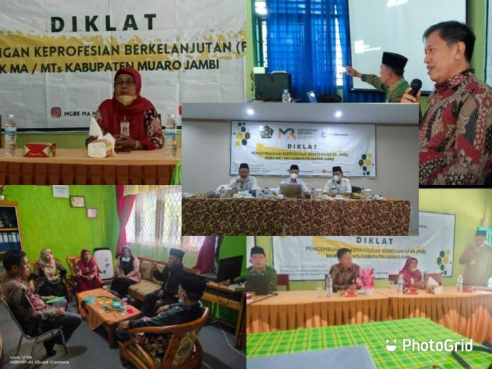 Pelaksanaan PKB Guru BK MTs/MA tingkat Kabupaten Muaro Jambi Berjalan Sukses