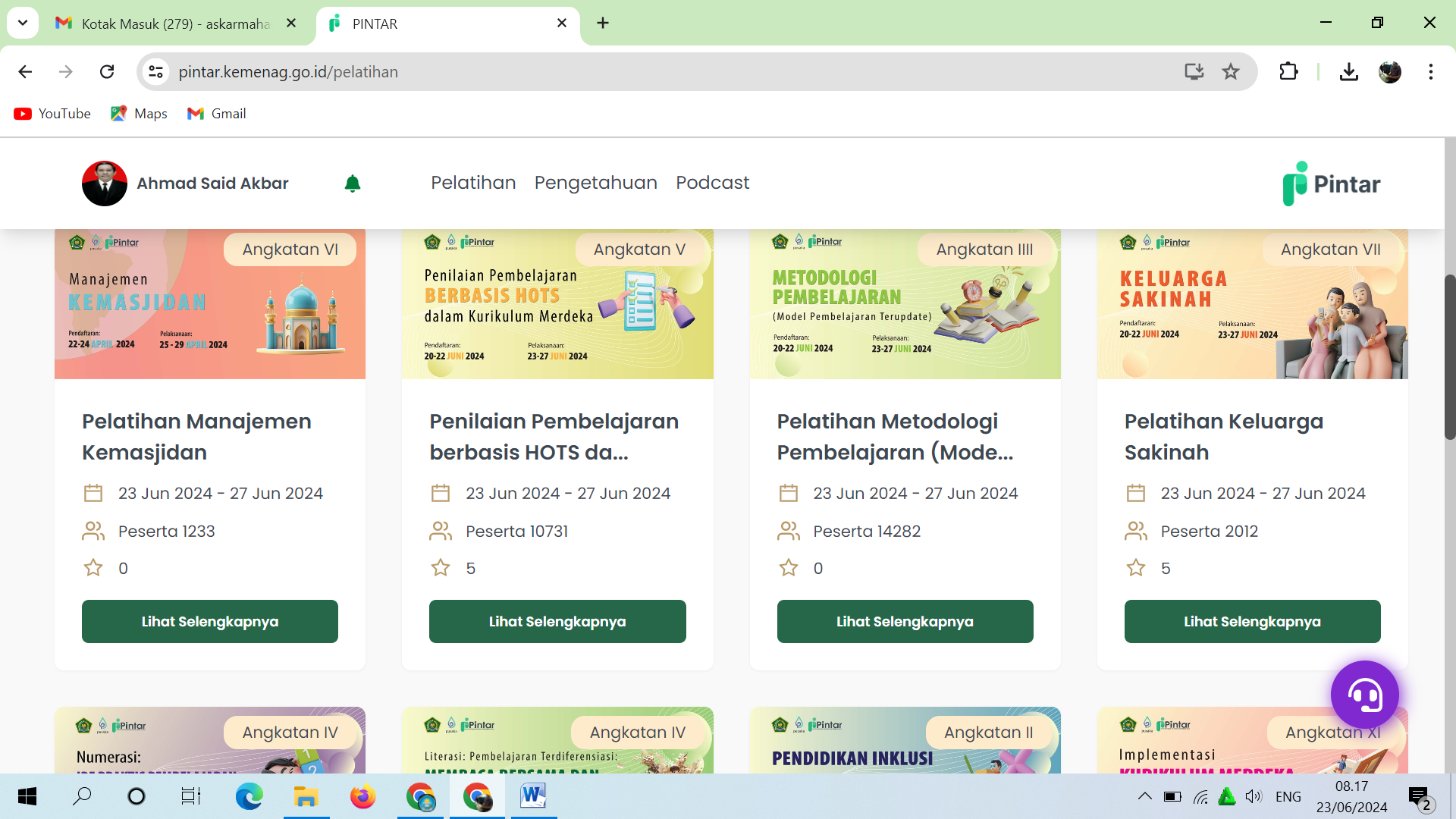 Libur Akademik Semester Genap TP 2023/2024 di Manfaatkan Untuk Pelatihan Pintar