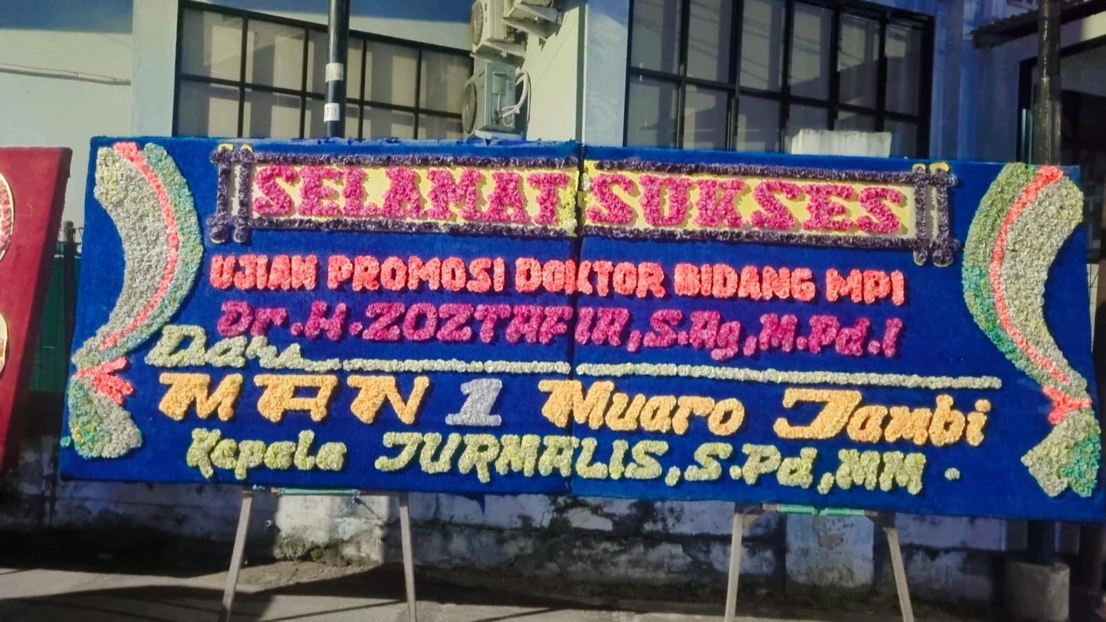 Kepala MAN 1 Muaro Jambi Berikan Ucapan Selamat Kepada Kakanwil Kemenag Prov Jambi