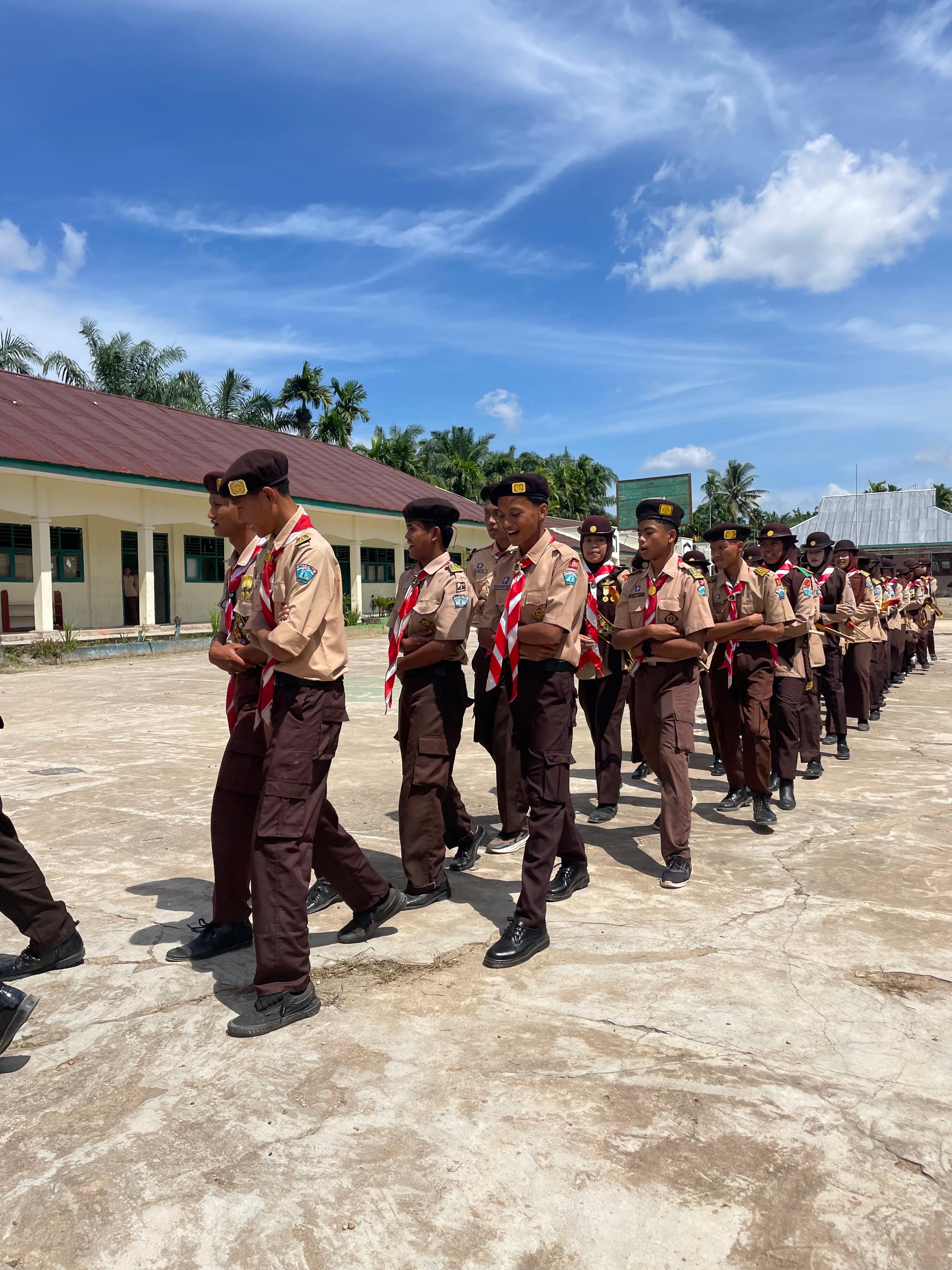 Kegiatan Ekstrakurikuler Pramuka Siapkan Demo Atraksi Isi Kegiatan Matsama