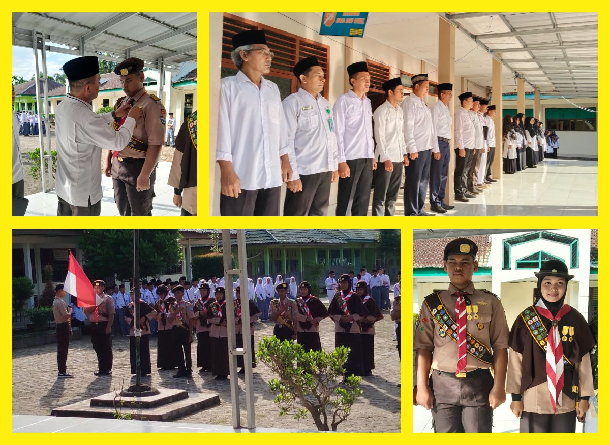 Pelantikan Pengurus  Dewan Ambalan 08.543-08.544 Pangkalan MAN 1 Muaro Jambi  