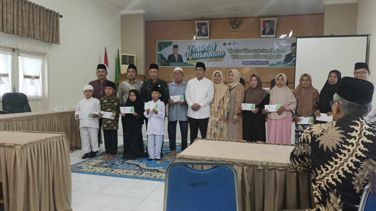 Kepala MAN 1 Muaro Jambi Hadiri Festival Ramadhan di Kantor Kemenag Muaro Jambi