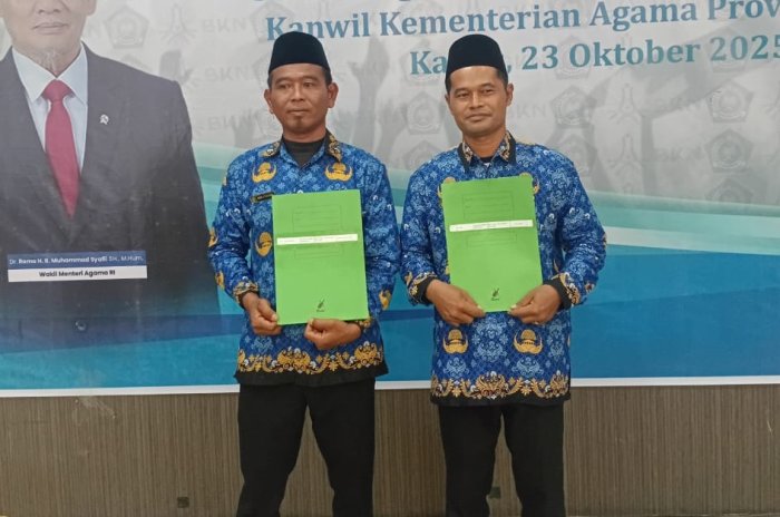 Dua Pegawai PPPK MAN 1 Muaro Jambi Ikuti Pembinaan dari Kemenag