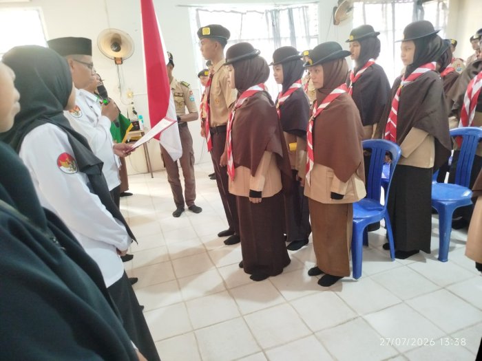 37 Penegak Resmi Dilantik, Bantara Angkatan XXIII MAN 1 Muaro Jambi Siap Mengabdi dengan Semangat Dasa Dharma 37 Penegak Resmi Dilantik, Bantara Angkatan XXIII MAN 1 Muaro Jambi Siap Mengabdi dengan Semangat Dasa Dharma