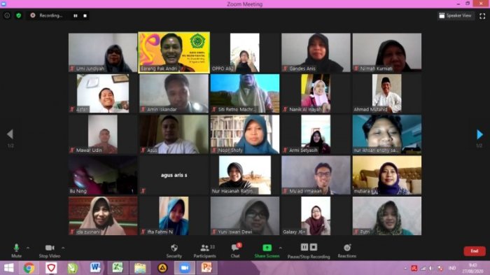 Rapat Evaluasi e-Kinerja Triwulan IV: Wujud Transparansi di MAN 1 Muaro Jambi