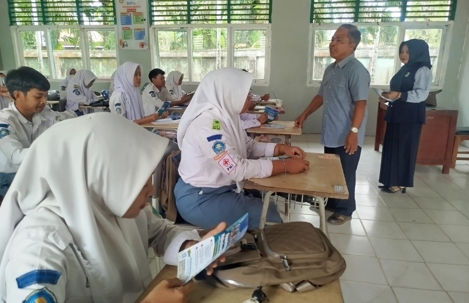 Siswa Kelas XII MAN 1 Muaro Jambi Ikuti Sosialisasi Kampus IAIMA Jambi