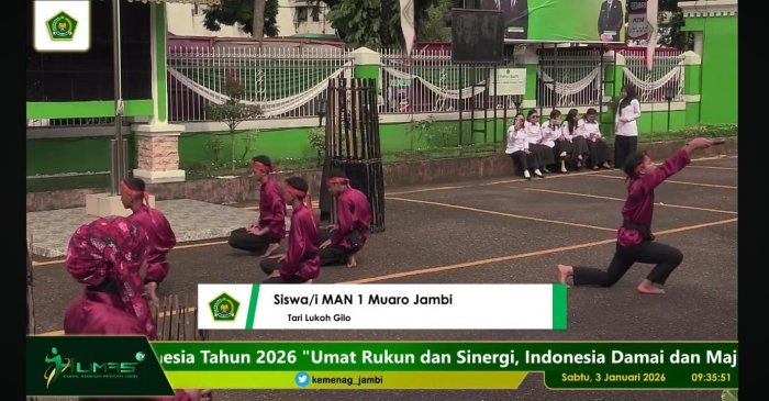 Kepala MAN 1 Muaro Jambi Bangga Tampil di Hadapan Wakil Gubernur Jambi