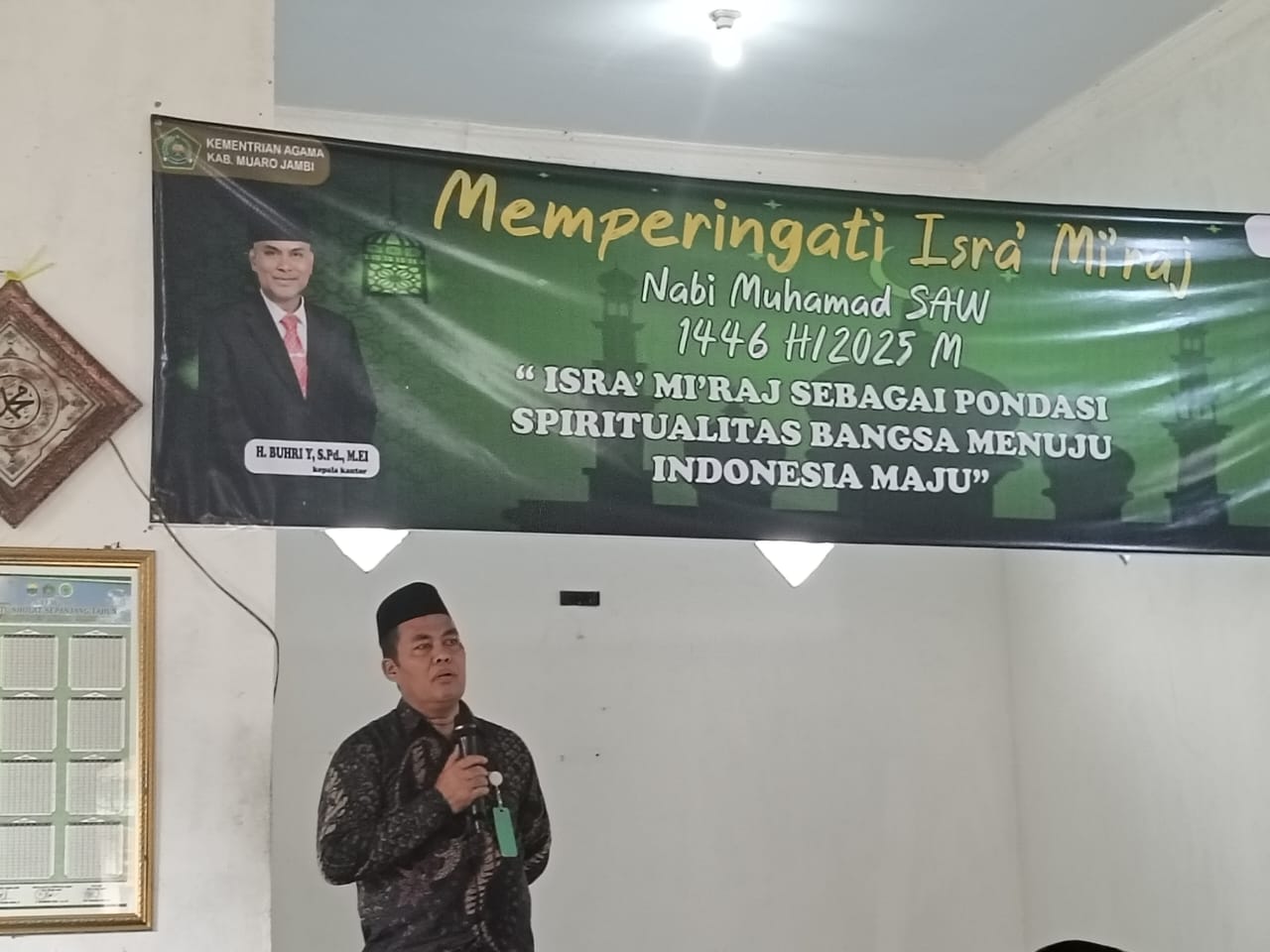 Kepala Madrasah Hadiri Peringatan Isra Miraj di Kantor Kemenag Muaro Jambi