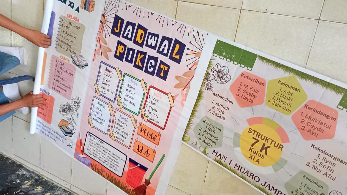 Arahan Wali Kelas : Lengkapi Perangkat Kelas 