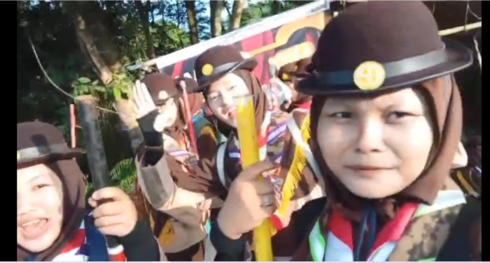 Penegak Bantara MAN 1 Muaro Jambi Jalani Pengambilan TKK dengan Semangat Penuh