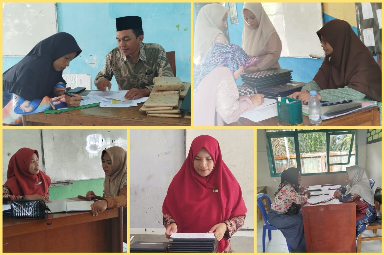 Pembagian Rapor di MAN 1 Muaro Jambi Tahun Pelajaran 2023/2024