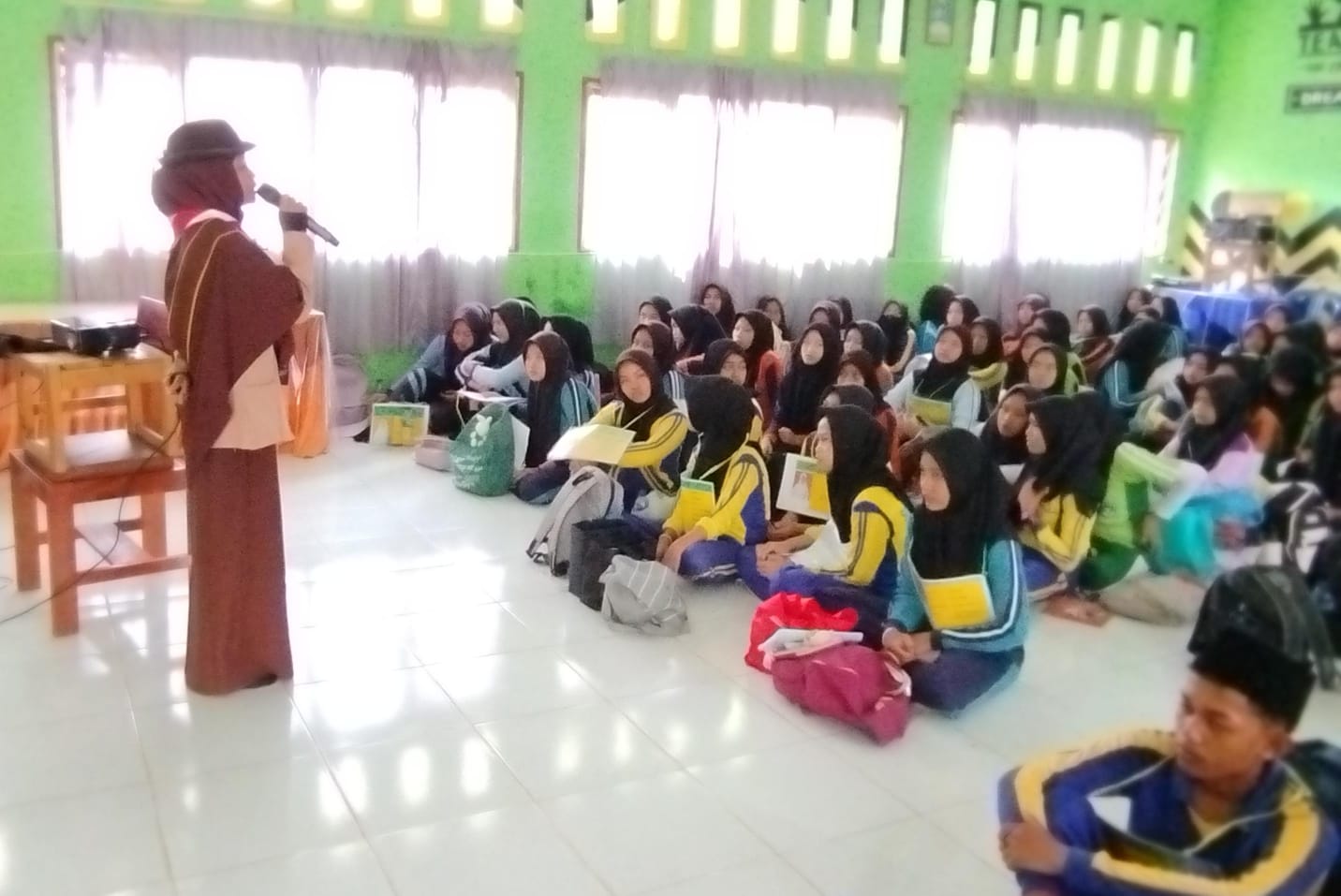 Ektrakurikuler Pramuka Perkenalkan Kegiatannya di Matsama