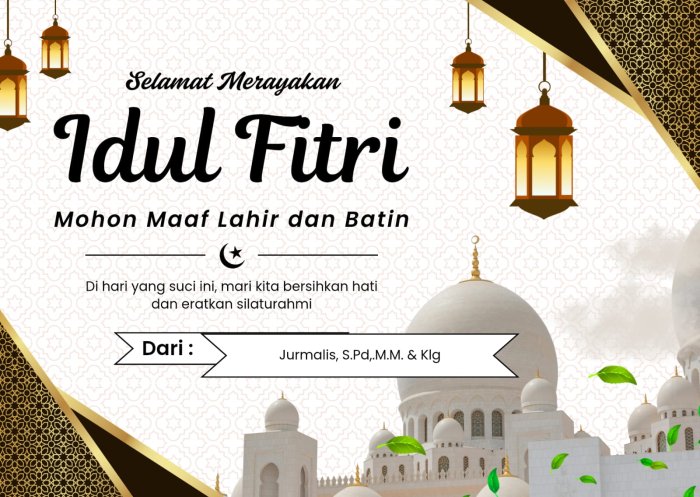 Kepala MAN 1 Muaro Jambi Sampaikan Ucapan Idul Fitri 1447 H