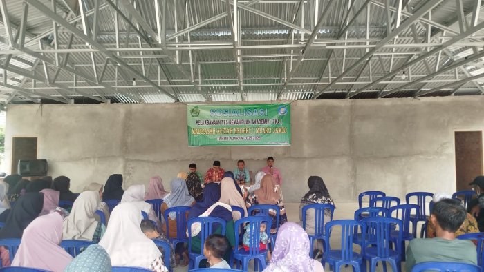 MAN 1 Muaro Jambi Gelar Rapat Orang Tua Bahas Tes Kemampuan Akademik (TKA)