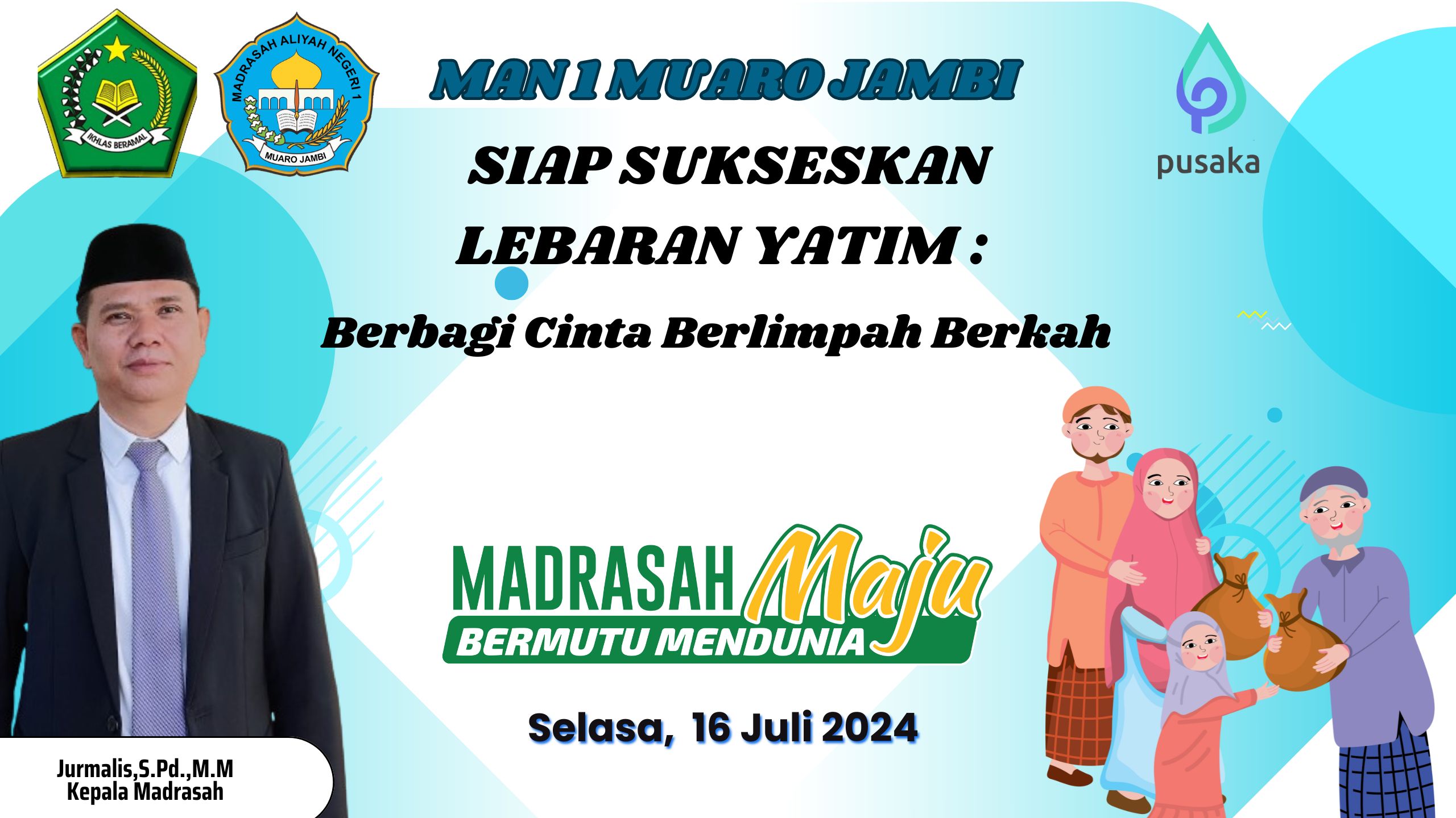  MAN 1 Muaro Jambi Siap Melaksanakan Lebaran Anak Yatim