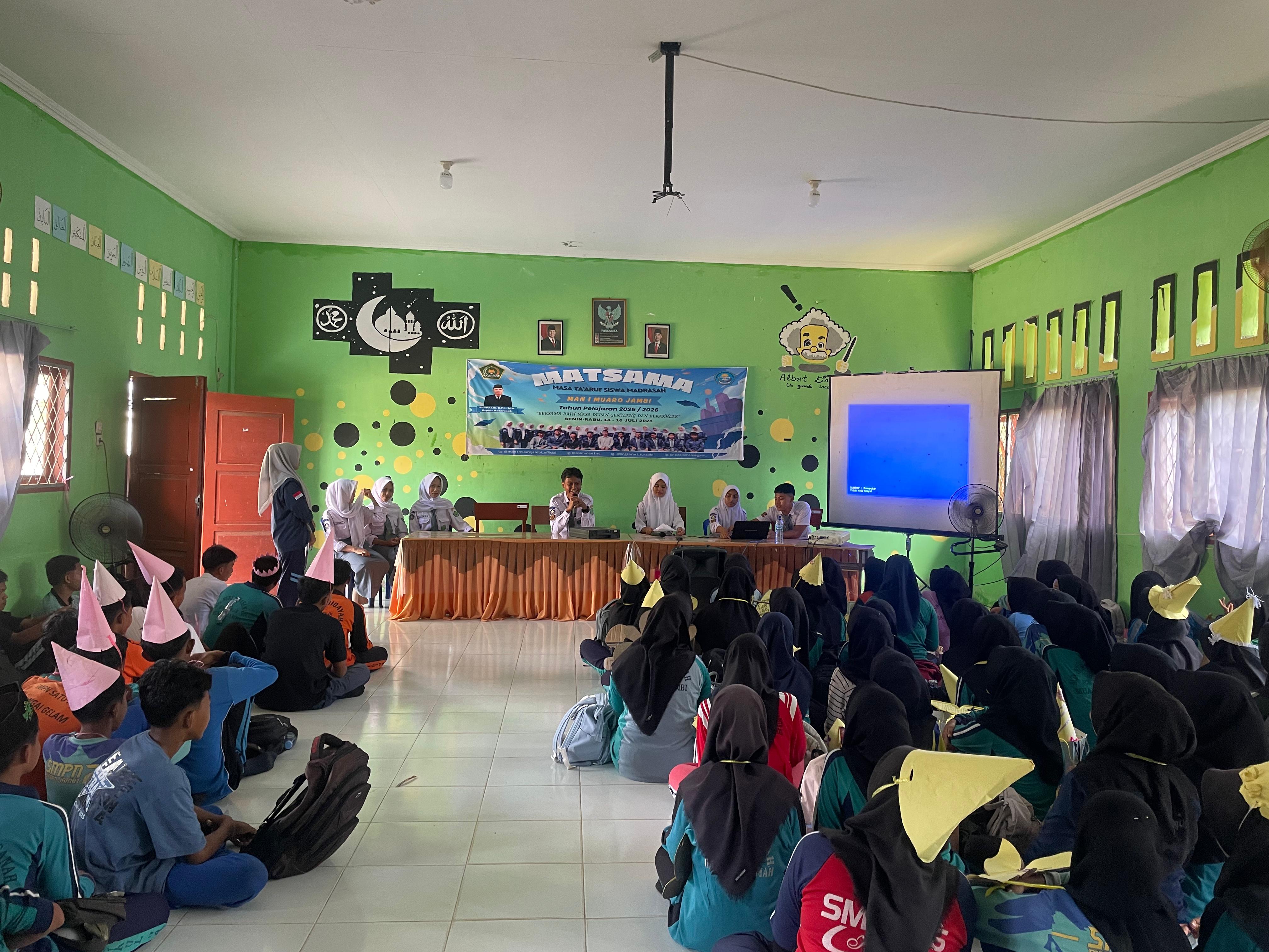 Waka Kesiswaan MAN 1 Muaro Jambi Sosialisasikan Program Unggul dalam Matsama