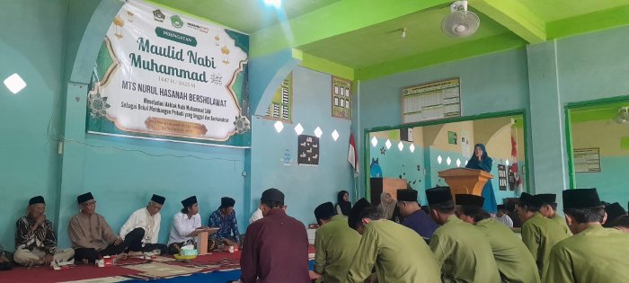 MAN 1 Muaro Jambi Hadiri Undangan Maulid Nabi di MTs Nurul Hasanah
