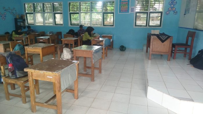 Hari Kedua Asesmen Susulan, Siswa Tetap Tunjukkan Disiplin Tinggi